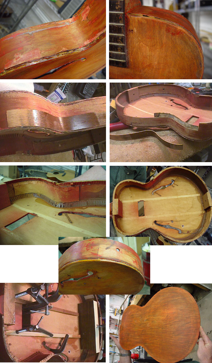 Gibson ES 100 Details of Restoration